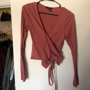 Cute wrap top!